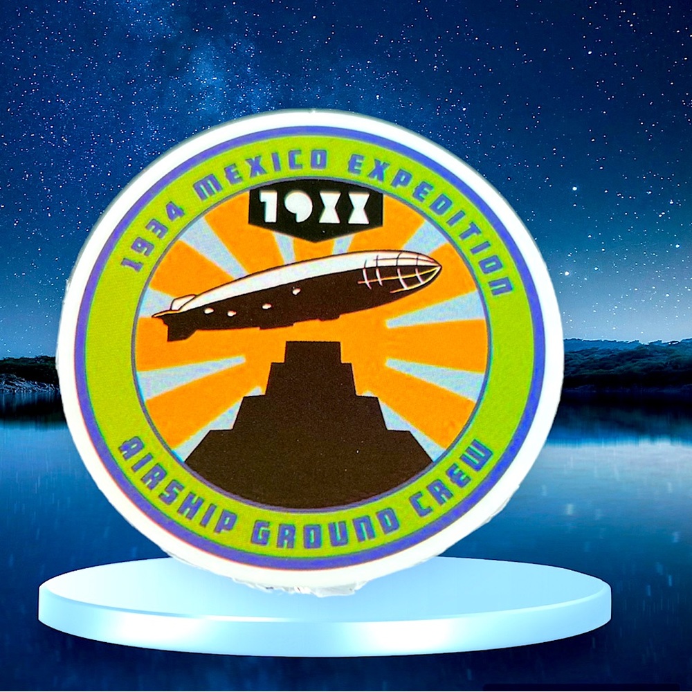 AirShip Outdoor Adventure Journey Wander Traveler Explore Sticker